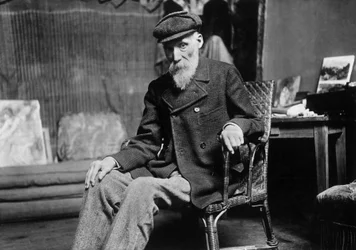 Auguste Renoir in His Workshop in Cagnes-on-Mer