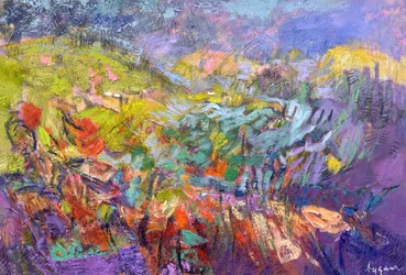 Dreamy Vibrant Landscape