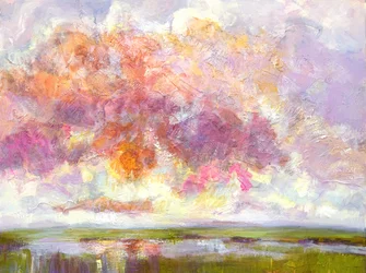 Marsh Sunset Glow