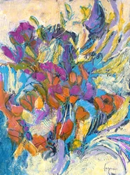Vibrant Abstract Blooms
