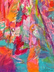 Vibrant Abstract Blooms
