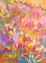Vibrant Abstract Flowers