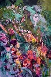 Vibrant Floral Abstract