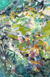 Vibrant Mountain Village
