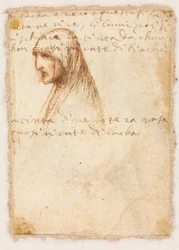 Bust-Length Profile of an Old Woman (verso), c. 1521