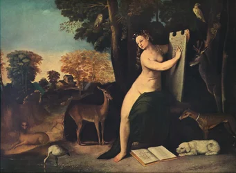 Circe and Her Lovers in a Landscape, c. 1525