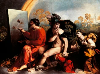 Jupiter and painter