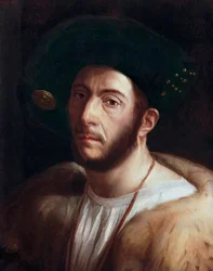 Portrait of Man, Probably Cesare Borgia (1475-1507) (detail)