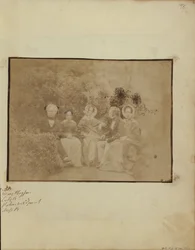 Sir David Brewster with Miss Mary Playfair, Lady Brewster, Mr. Pakenham Edgeworth, and Miss Brewster