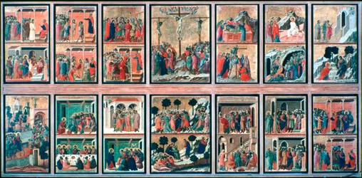 Maesta, Stories of the Passion, 1308-1311