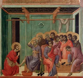 The Foot Washing (detail)