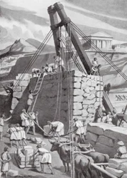 Rebuilding the Walls of Athens, BC 393