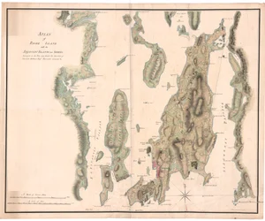 A Plan of Rhode Island by Holland
