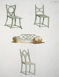 A collection of seats, from 