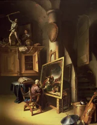 An Artist in his Studio, 1635