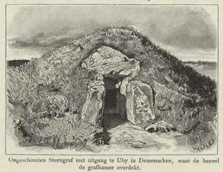 Burial Mound Covering an Intact Stone Tomb, Uby, Denmark