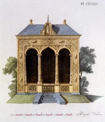 Design from Magazine of Garden Gems by G. van Laar, published 1802