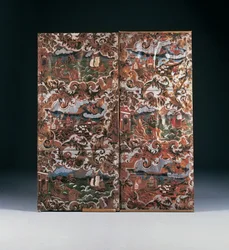Embossed and Polychrome Decorated Panels, Late 17th Century