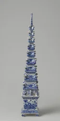 Flower pyramid, c.1710-20