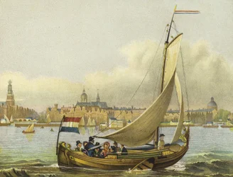 Pleasure Boating on the Y, Netherlands, 19th Century