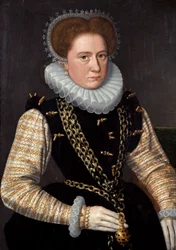 Portrait of a Lady in Spanish Costume, c.1585