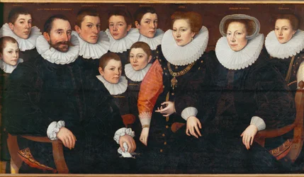 Protestant Family Mourning a Dead Son