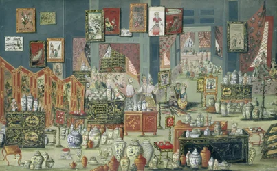 Shop Selling Chinese Goods, 1680-1700