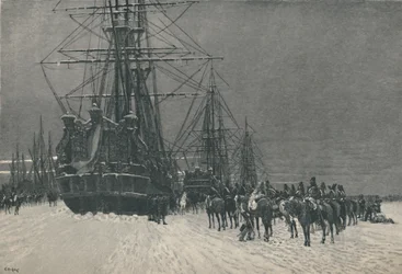 Capture of a Dutch Fleet By Hussars of the French Republic, January, 1795