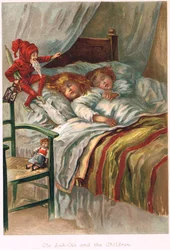 Ole-Luk-Oie in an edition of Fairy Tales by Hans Christian Andersen, c.1900