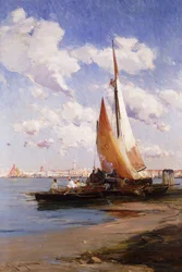 Fishing Craft with the Rivere degli Schiavoni, Venice
