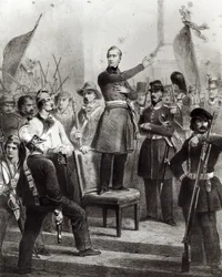 Alphonse de Lamartine at the Town Hall