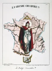 The Martyr Immortalized!, allegory of Republican France, 1871