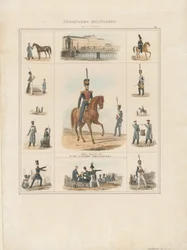 Dress uniforms of the Izmailovsky Regiment