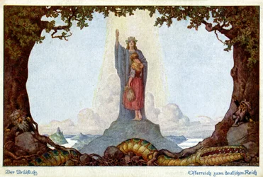 Union of Austria and Germany Allegory