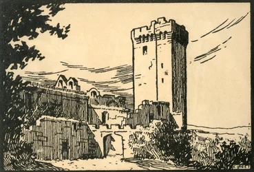 Abbaye De Montmajour - The Old Abbey of Montmajour, c. 1920s