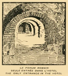Roman Forum Entrance from the Hotel, c1920s