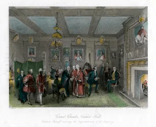 Council chamber, Vintners Hall, City of London