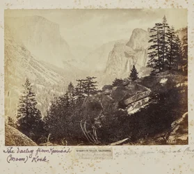 Yosemite Valley, California. The Valley from Komah (Moon) Rock