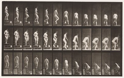 Descending Stairs; Stooping to Lift a Pitcher