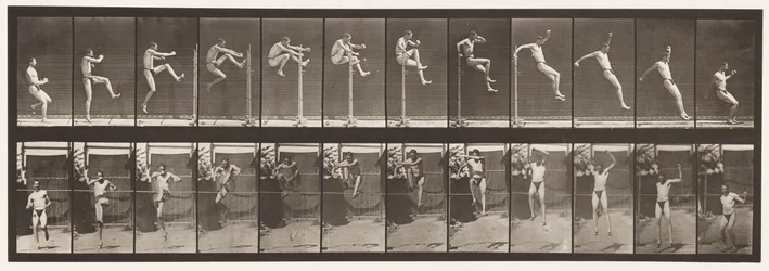 Plate 152. Jumping; Running Straight High Jump