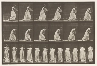 Courtseying, Fan in Right Hand