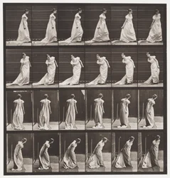 Stooping to Arrange Train and Turning (Plate 231)