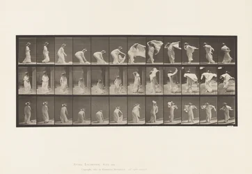 Plate 233. Lifting Shawl, Putting Around Shoulders, Turning
