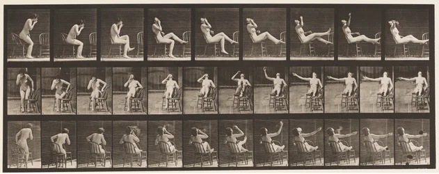 Sitting Down Placing Feet on Chair