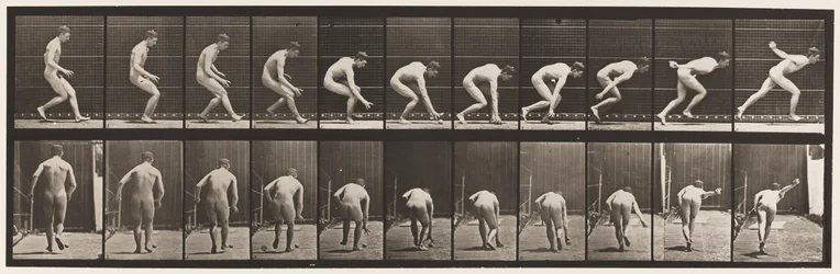 Base-ball; Running and Picking Up Ball