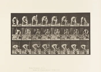 Plate 381. Mason, Laying a Brick
