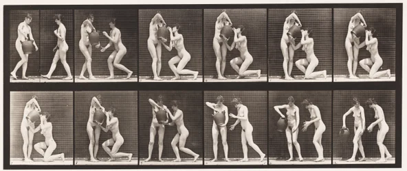 Two Models, 8 Kneels, Drinks from Water-Jar in Hands, 1872-1885