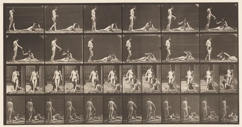 Plate 485. Two Models; A, 10 Standing and Filling a Goblet