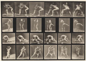 Plate 520. Wrestling