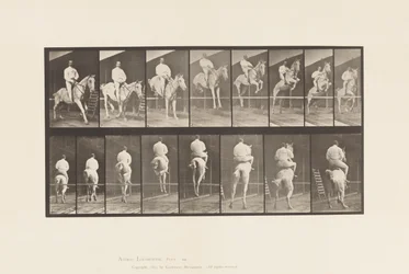 Plate 645. Jumping a Hurdle; Saddle; Clearing and Landing